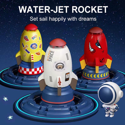 Kids Rocket Launcher Toys Outdoor Rocket Water Pressure Lift Sprinkler Toy 🔥