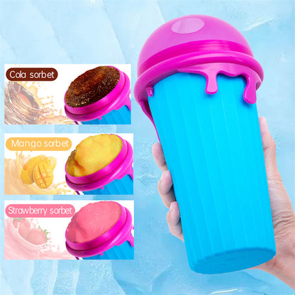 Quick-Frozen Smoothie Sand Cup Pinch Fast Cooling Magic Ice Cream Slushy Maker