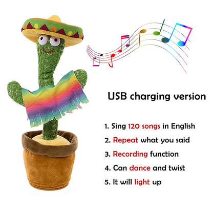 Dancing and Repeating Cactus Education Toy