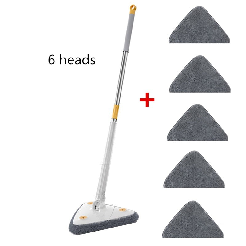 SDJMa 360° Rotatable Adjustable Cleaning Mop, Four Corner