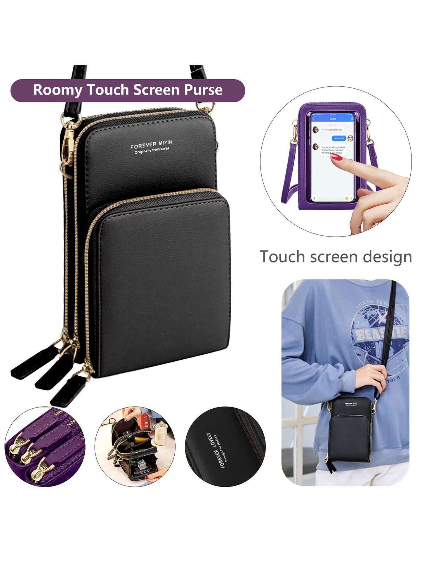 Multifunctional Cellphone Case Shoulder Crossbody Bag